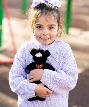 Sensory Bears - Black Teddy Fur (Limited numbers available)