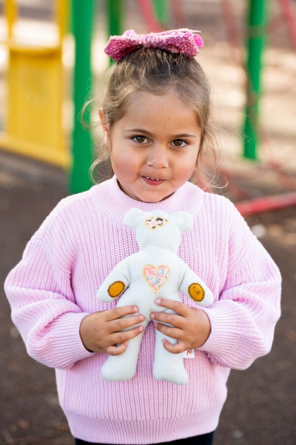 Sensory Bears – Light Grey Polar Fleece (Limited numbers available)